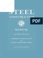 Steel Construction Manual, 15th Edition