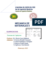 Cálculos de mecánica de materiales para vigas sometidas a flexión