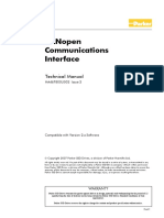 Canopen Communications Interface: Technical Manual