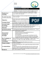 Blank Lesson Plan Template 2021