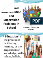 Educational Supervision and Administration Ppt Final