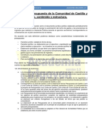 Oposición Auxiliar Administrativo Junta de Castilla y León. Tema 17 Presupuesto Comunidad Castilla y León