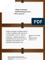 Sodium Carbonate Manufacturing Process, Solvay Process