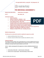 In Semester Individual Assignment 2: Module Code: BUSS-B 3002.1 Module Name: Port Logistics Level: 3 Max. Marks: 100