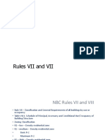 Rules VII and VIII