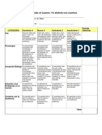 Rúbrica para evaluar narración 1° Ciclo