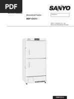 Service Manual MDF-U5412: Biomedical Freezer