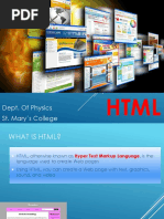 Introduction To HTML