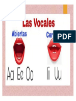 Vocales Abiertas y Vocales Cerradas