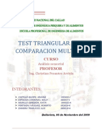 Test Triangular y de Comparacion Multiple