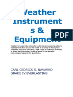 Weather Instrument S& Equipment: Carl Cedrick S. Navarro Grade Iv Everlasting