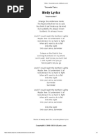 Birdy - Surrender Lyrics