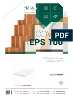 Cover EPS 100: EPS Sheets For Thermal Insulation Systems