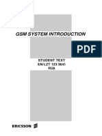 GSM System Introduction: Student Text EN/LZT 123 3641 R3A