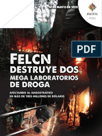 Destrucción de Dos Megalaboratorios de Droga