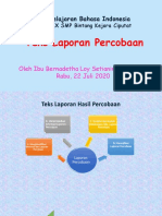 Teks Laporan Percobaan