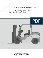 Empilhadeira 8FG 8FD Toyota