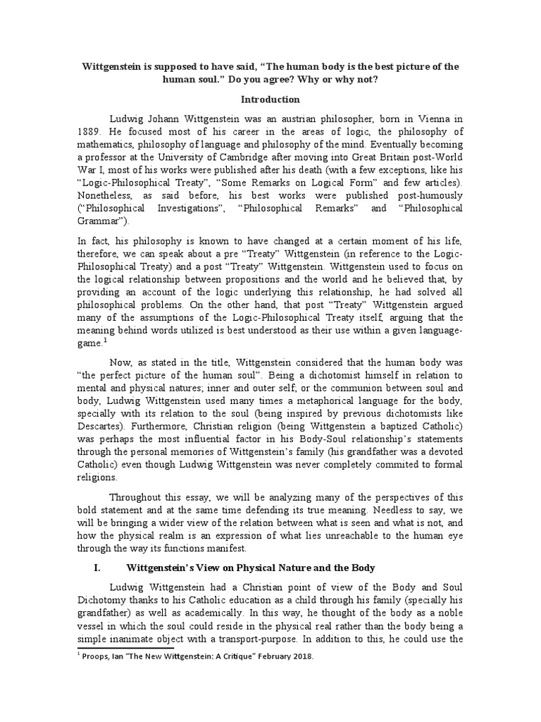 Philosophy of Religion - Wittgenstein and Thomas Aquinas | PDF | Thomas ...