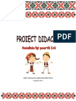 PROIECT DIDACTIC - România Își Poartă IA 2003