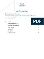 Congreso Nacional - C Diputados - Manual de usuario de Leyes Abiertas