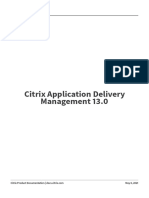 Citrix Application Delivery Management 13.0
