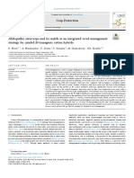 Allelopathic Intercrops and Its Mulch As An Integrated Weed Management Strategy For Rainfed BT - Transgenic Cotton Hybrids