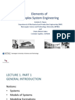Elements of Complex System Engineering