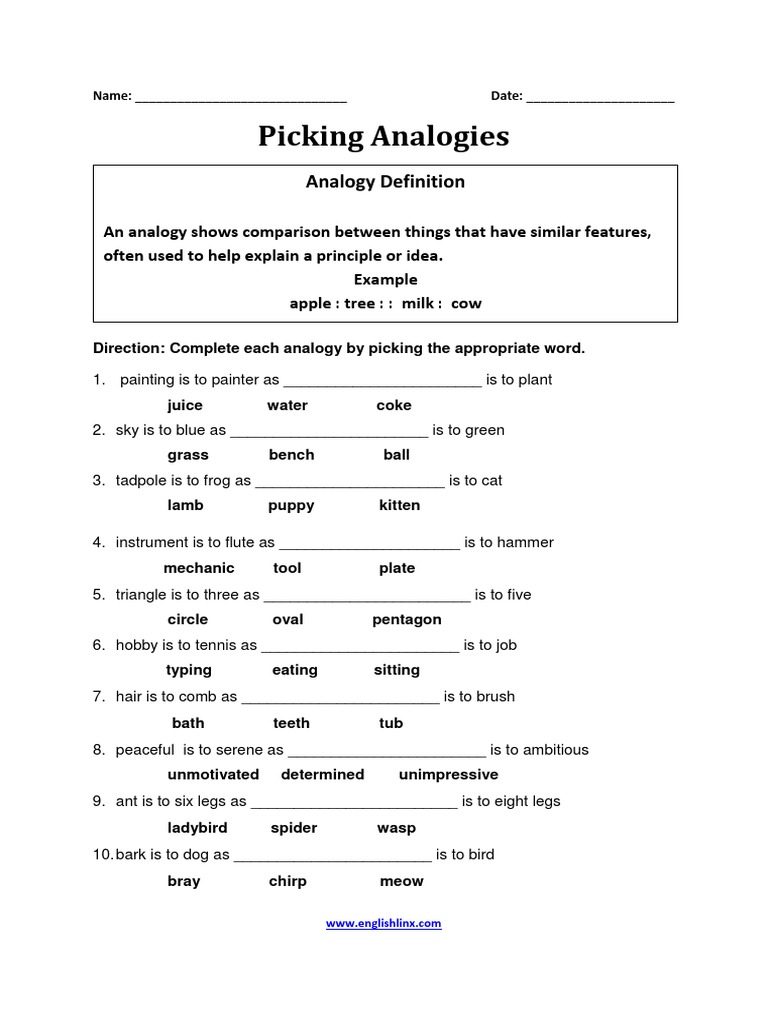 picking-analogies-worksheet-pdf