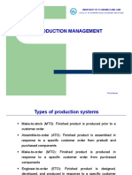 Production Management: University of Economics and Law