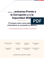 Los Mexicanos Frente a La Corrupcion y La Impunidad 2020