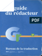 Le Guide Du Redacteur