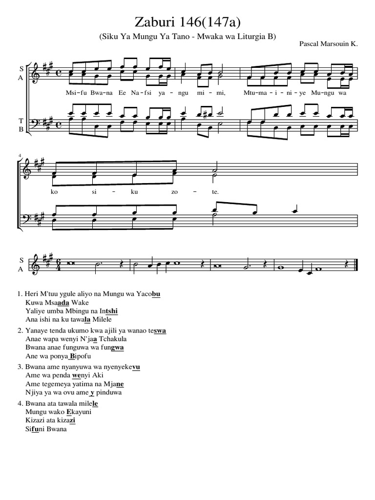 Zaburi 146 147a Pdf