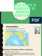 Teorías Sobre El Poblamiento de América