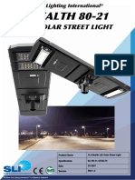 SLI STEALTH LED Solar Street Light Stealth 80W
