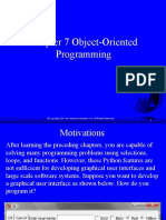 Chapter 7 Object-Oriented Programming