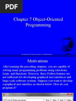 Chapter 7 Object-Oriented Programming