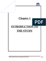 Introduction To The Study: PAI International Centre For Management Excellence