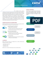 BGI Human Whole Genome Sequencing: Service Description Project Workflow