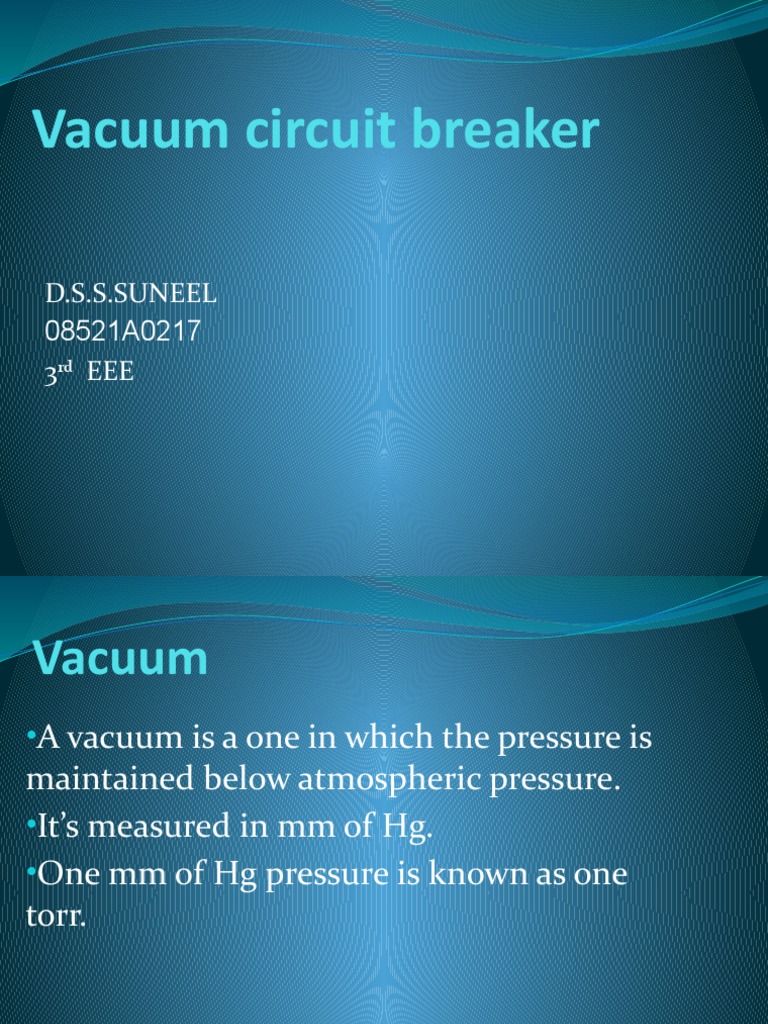 Vacuum Circuit Breaker PDF