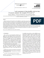 Time-Dependent Life-Cycle Assessment of Slag Landfills With The Help of Scenario Analysis: The Example of CD and Cu