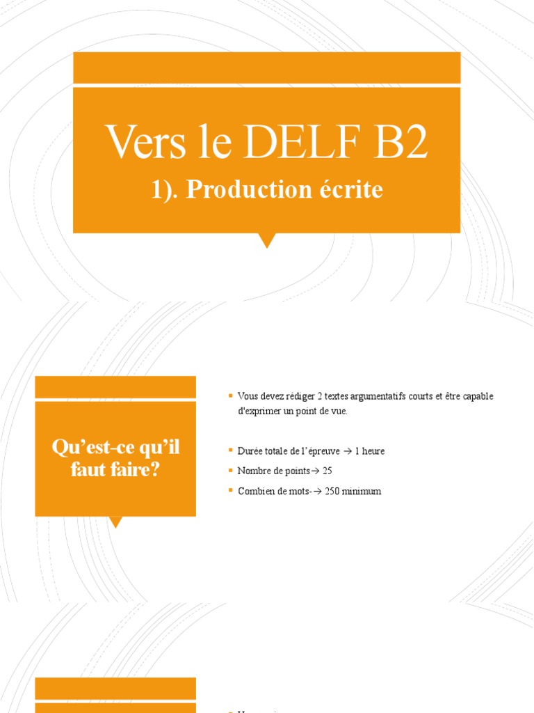Rédaction pour le DELF B2 : Forum et Lettre | PDF | Forum Internet | l ...
