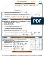 Exercices 3 Calcul Trigonométrique