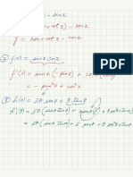 Notes Derivatives of Trigonometric Functions