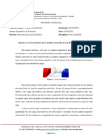 DISCUTA O CONCEITO DE CAMPO MAGNÉTICO E FORÇA MAGNÉTICA