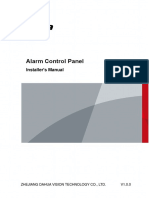 DHI-ARC3008C Alarm Control Panel Installation Guide