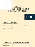 UNIT-7 Mental Health and Mental Hygiene