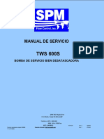 Manual de servicio de la bomba de pozo TWS 600S