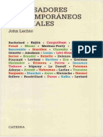 LECHTE, J. - 50 pensadores contemporáneos esenciales - Ediciones Cátedra, Madrid, 1996