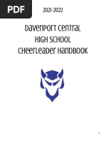 NFHS Cheerleading Manual 2025 Guidelines | PDF | Clothing | Cheerleading
