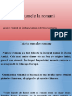 Numele La Romani